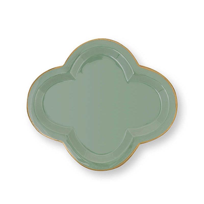 PIP Δίσκος Μικρός Μεταλλικός Εμαγιέ Πράσινο 26×30